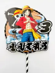 Personalized One Piece Themed Cake Topper