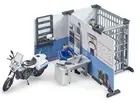 BRUDER Bworld Police Station Playset with Figures Accessories and Wall Elements