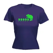 Comma Chameleon 80'S Retro - Funny Novelty Womens T-Shirt T Shirt Tshirt