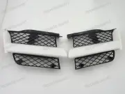Pair Front Bumper Upper Mesh Grille Grill For Mitsubishi Outlander 2003-2006 (for: Mitsubishi)