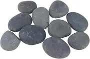 ERINGOGO 20pcs Painting Stone Rocks to Paint for Garden Decorative Painting Rocks Pebble Flat Rocks for Painting Stones Hand- Rock Painting Polished Garden Rocks
