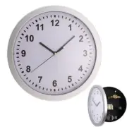 Wall Clock Safe Box Security Money Jewelry Cash Stash Hidden Compartment Box
