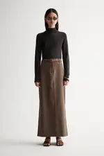 Mabel Skirt Cocoa Size 4 | Elka Collective