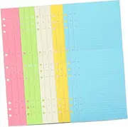 SHOWERORO 50 Sheets of Notebook Refill Paper Loose Leaf Paper Inserts for Binder Planner Binder A5 Size