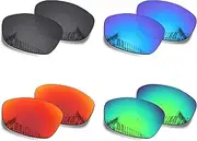 [Well-aimed] Replacement Lenses Compatible with Bolle Grunt 10267 Sunglasses - Value Pack 402