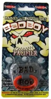 BILLY BOB BAD BOY CHILDRENS PACIFIER baby pacifer teether TODDLER CHILD