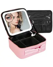 Fresh Fab Finds NPolar Travel Makeup Bag with LED Mirror