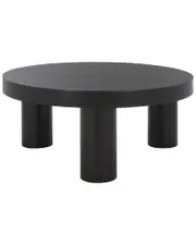 Safavieh Couture Bary Round 3 Leg Wood Coffee Table