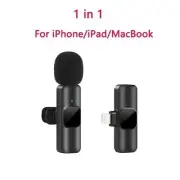 Lavalier Microphone Wireless Audio Video Recording Mini Mic For Android/iPhone