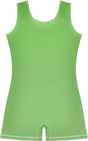 [FRODOTGV] Green Leotards for Girls Gymnastics Kids Tumbling Outfit for Gymnastics, Training, Yoga