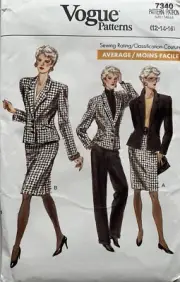 Vogue patterns 7340 Size 12-16 sewing pattern