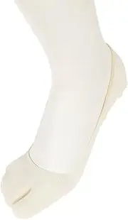 fukuske(福助) Fukusuke 3362Q09M Women's Fun, Plain, Foot Cover Socks, 2 Pairs Set, Tabi Type, Fukusuke