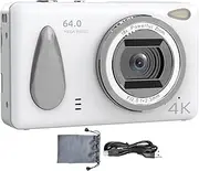 64MP Digital Camera - 18x Zoom, 4K Sparkcamera, 2.4" Large Screen | Compact Pocket Camera, HD Camcorder with Anti-Shake Function, Vlogging Camera, Ideal for Vlogging, Travel, Teens and K