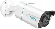 Reolink 4K Outdoor Security Camera, Smart Human/Vehicle Detection Work with Google Assistant PoE IP Cam, 256GB microSD Storage for 24/7 Recording(not Included), RLC-810A