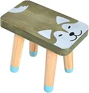 Generic Children Stool Wood Footstool Low Step Stool for Boys and Girls Home Decor