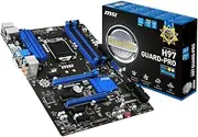 MSI H97 Guard-PRO Intel LGA1150 H97 ATX Motherboard (4X DDR3, 6X USB3.0, 6X USB2.0, GBE, LAN, DVI, VGA, DP)