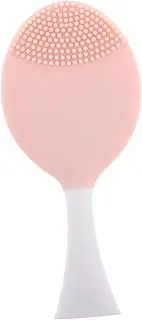 LIFKOME Replacement Exfoliating Face Scrubber Head Silicone Cleaning Brush Exfoliating Brush Head Face Brush for Cleansing and Exfoliating Face Brushes for Cleansing Silica Gel Pink