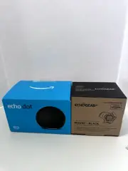 Amazon Echo Dot 5th Gen. Smart Speaker - Charcoal And wall (black)mount combo.