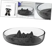 [INOOMP] Hill Shape Pet Food Bowl Anti-gulping Slow Feeder for Dogs Bite Resistant Base Detachable Design Healthy Feeding for Pets