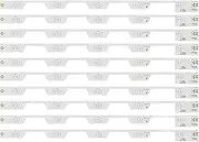 LED Strip for 55'' TV D55A561U 4C-LB5506-HR1 4C-LB5506-YH1 55HR330M06A1 B55A858U D55A561U B55A658U B55A558U 55E5800A-UD (Color : 5 Set)