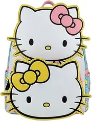 [Loungefly] Sanrio Hello Kitty and Mimmy Cosplay Mini Backpack vRare Exclusive, Pastel Blue and Pink, 10" x 9" x 5"