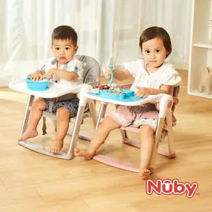 【Nuby】可攜兩用兒童餐椅-耀眼紅(期間限定)
