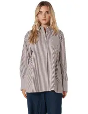 [Sass] Basil Shirt in Brown