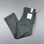 NEW Dockers Pants Mens 36x34 Gray Chino Stretch Performance Classic $62MSRP
