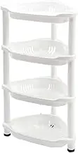 Mayfield Plaza Shower Caddy Corner Rust Proof White