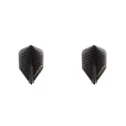 2x Robson Dimpled Plus Dart Flight Standard Tail/Wing Replacement Accessory WHT