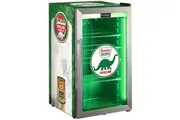 Dino Vintage Fuel Pump Branded Triple Glazed Alfresco 98 Litre Bar Fridge With LED Strip Lights
