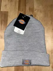 DICKIES MENS ACRYLIC BEANIE OSFM NWT GRAY