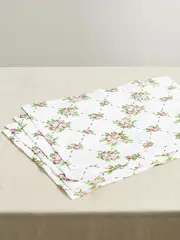 [Emilia Wickstead] Emilia Wickstead - Set Of Four Floral-print Linen Placemats - Pink - One size One size Pink