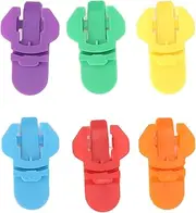 GRCFUMO 6Pcs Can Opener Cover, Reusable Easy Can Opener, Colorful Plastic Soda Beer Can Openers for Pop Beer Soda Aluminum Drink