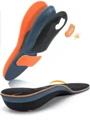 Plantar Fasciitis Insoles Arch Support Inserts for Men & Women 220+ lbs Cushion