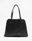 Marc Jacobs V5411 Black The Editor Shoulder Bag Tote Size 15x11x6 in