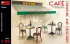 MINIART 1/35 CAFE FURNITURE AND CROCKERY