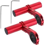 MOLUCKFU 2pcs Bike Stand Bike Stem Extender Mountain Bike Handlebar Bracket Bicycle Stem Extender Handle Bar Extension for Bike Handlebar Extension Ebike Handlebar Extender Bike Stem Riser