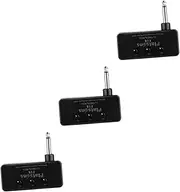 Sets Portable Pocket Guitar Amp Miniature Bass Guitar Headphone Amplifier Sturdy Abs Plastic for Musician