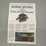 All-Star Baseball Fever Hits Milwaukee 2002 Journal Sentinel Mini Newspaper