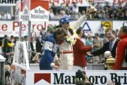 John Watson 1st position and Jacques Laffite 3rd position on the p- Old Photo