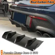 For Porsche Macan Base & GTS 2022-23 Real Carbon Fiber Rear Bumper Diffuser Lip (for: Porsche)