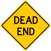 W14-1 Dead End Sign