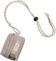 [Generic] Small Sling Bag - Portable Earphone Sling Bag Multi-Functional Casual Pouch for Girls | Fashionable Small Coin Pouch Organizer Bag for Cash, Keys, Bank Cards