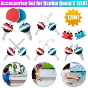 12in1 for Oculus Quest 2 Game Table Tennis Bats Golf Laser Swords Accessories