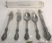 NEW Oneida Michelangelo Heirloom 5-Piece Place Setting Stainless Original Box B