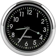 Stick-On Car Dashboard Mini Clock Tiny Vent Quartz Clock Auto Ornament Car Accessories for Cars SUV Home