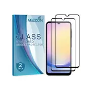 2 Pack MEZON Samsung Galaxy A25 5G Full Cover Tempered Glass Screen Protectors