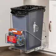 Pull Out Trash Can Under Cabinet Slider, Under Cabinet Garbage Can Pull Out w...