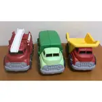 美國 GREEN TOYS 綠色玩具 資源回收車 垃圾車 貨車 卡車 雲梯車 火車 環保材料 安全防摔